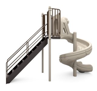 360 Freestanding Spiral Slide