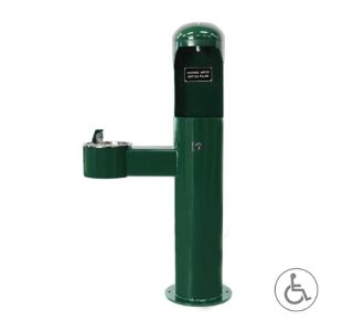 Metal Pedestal Water Bottle Filler Station with Drinking Fountain