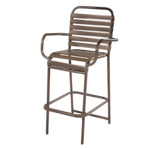 Country Club Single Strap Bar Chair, With Arms