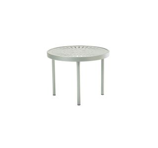 La'Stratta Patterned Aluminum Tea Tables