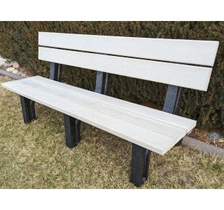 Rock Island Bench w/ Black Legs