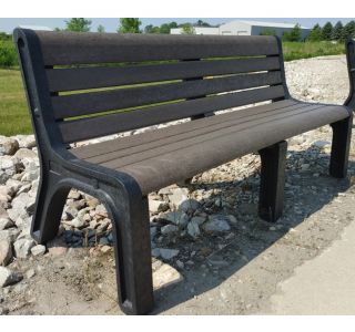 Malibu Bench w/ Black Legs