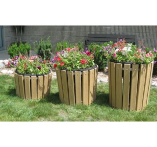 Round Planters