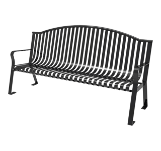 Rivendale Skyline Bench with Arched Back