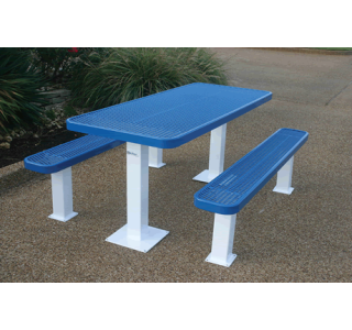 Rivendale Rectangular Independent Pedestal Table