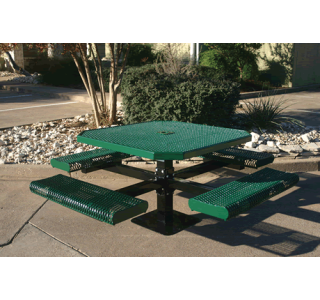 Rivendale Octagon Pedestal Table with Rolled Seats