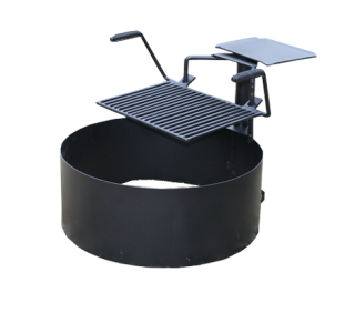 Fire Ring with 180 Degree Rotating Cooking Grate