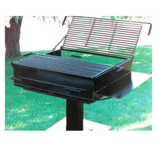 Firehouse Large Group Grill with Utility Shelf