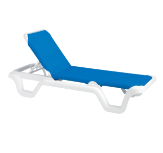 Marina Adjustable Sling Chaise Lounge without Arms