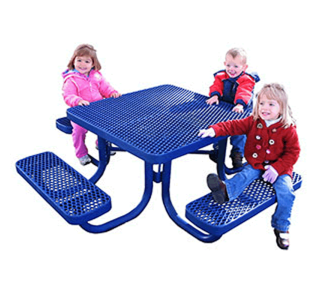 Champion Kids Series Square Picnic Table - Free Standing - 3' Top