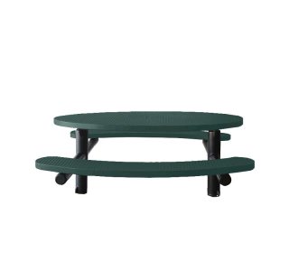 Champion Series Oval Picnic Table - Double Pedestal