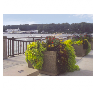 SP Series Square Concrete Planter