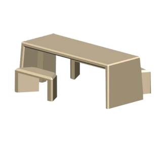ADA UT Series Concrete Monster Table