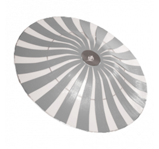 The 701 Aluminum Alternating Vane Umbrella