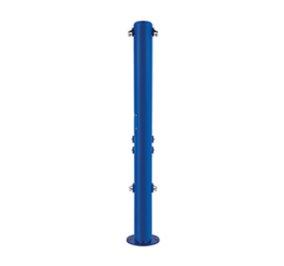 Metal Pedestal Outdoor Dual Body and Foot Shower