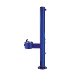 Metal Pedestal Outdoor Body Shower, Footwash, and Drinking Fountain