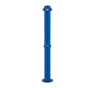 Metal Pedestal Outdoor Triple Body Shower