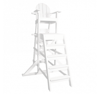 Tall Lifeguard Chair With Front Ladder