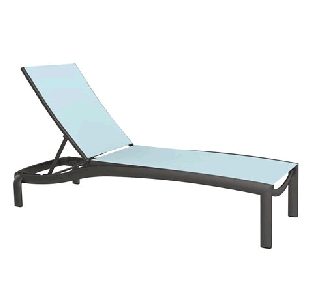 KOR Relaxed Sling Armless Chaise Lounge