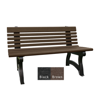 Willow Backed Bench without Arms