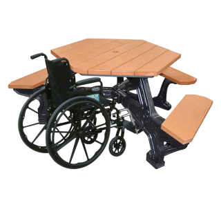 Plaza Hexagon Universal Access Table